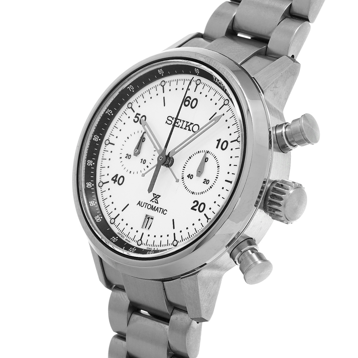 セイコー / SEIKO プロスペックス スピードタイマー メカニカル クロノグラフ SBEC007 ホワイト メンズ 時計  【中古】【wristwatch】