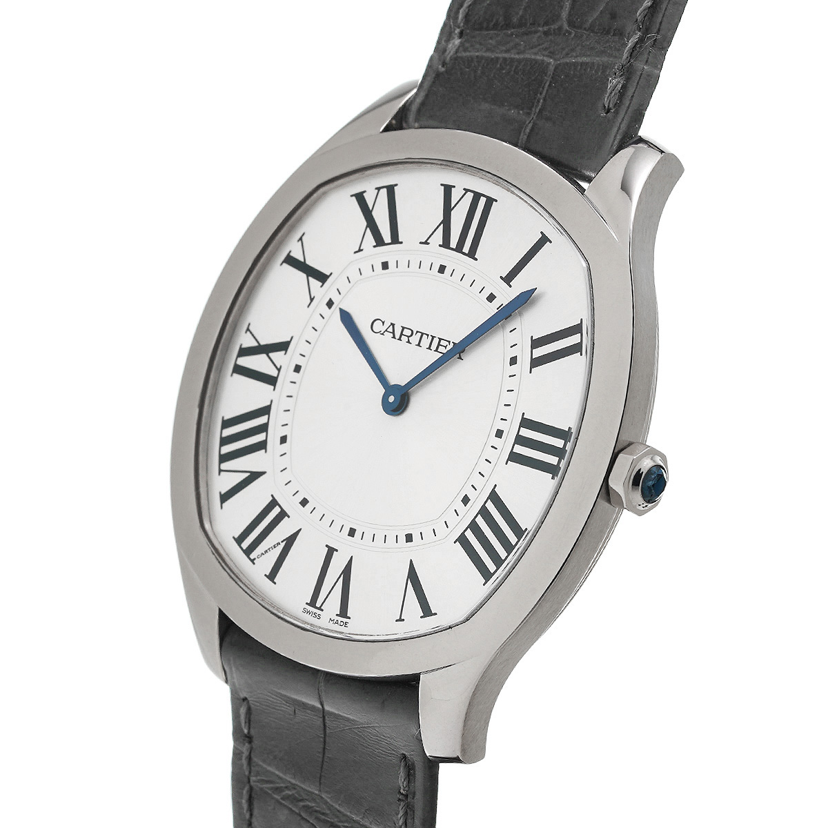 腕時計Cartier カルティエ 腕時計 - シルバーx黒