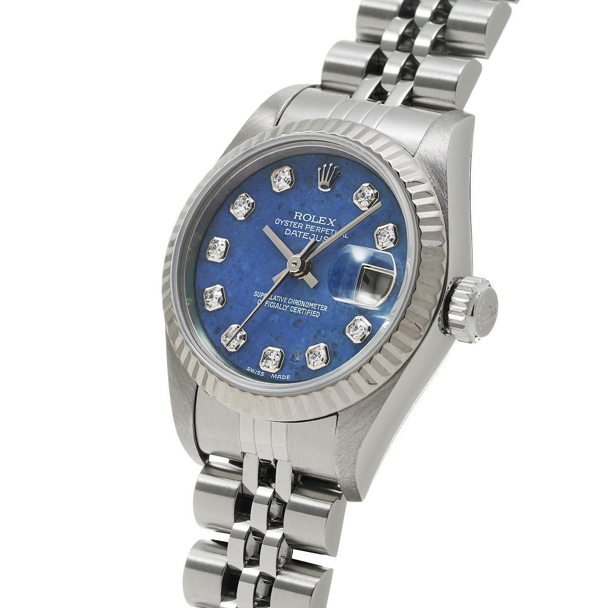 ロレックス ROLEX 79174G Y番(2002年頃製造) ソーダライト /ダイヤモンド レディース 腕時計