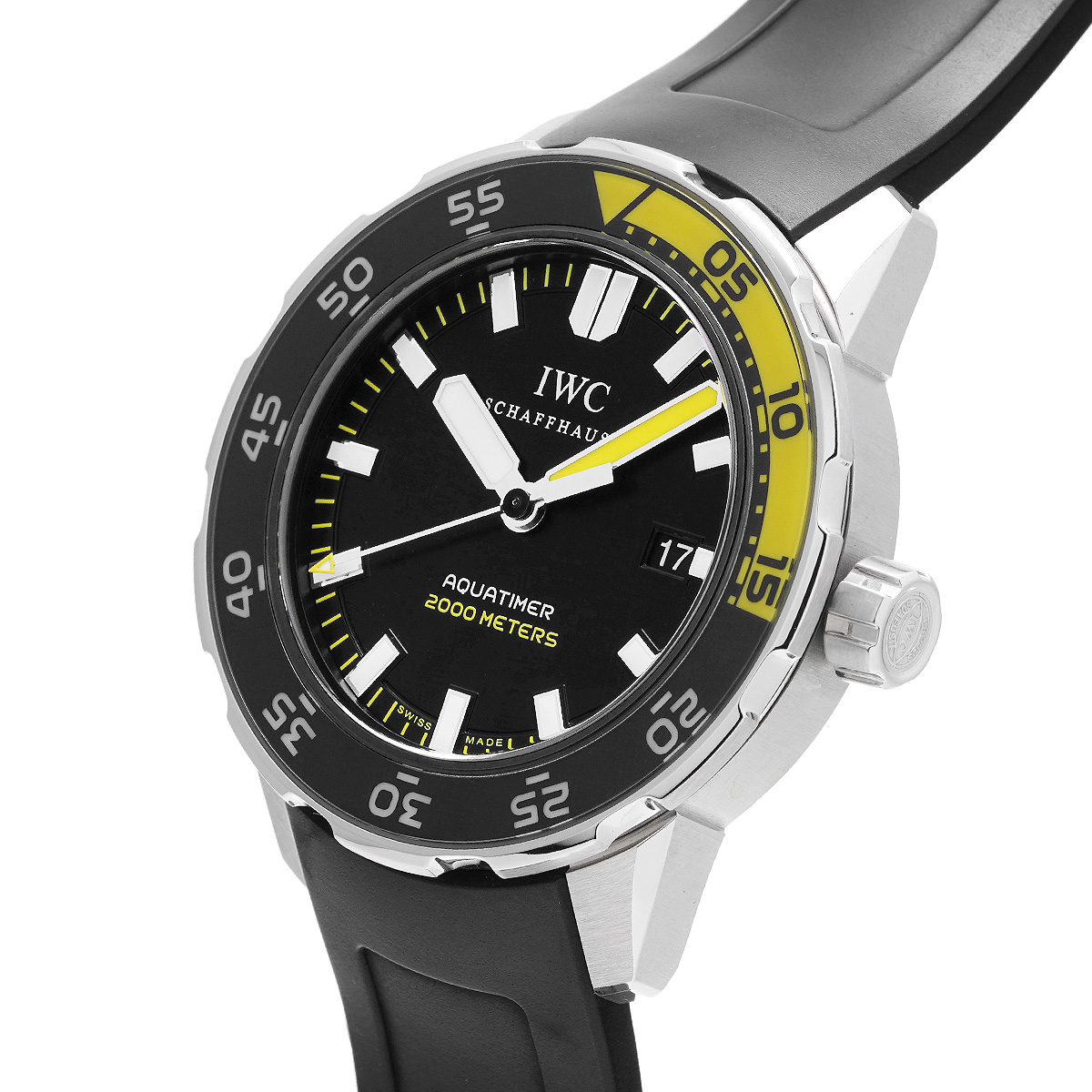 IWC アクアタイマー オートマティック 2000 IW356802 ブラック メンズ 時計 【中古】【wristwatch】