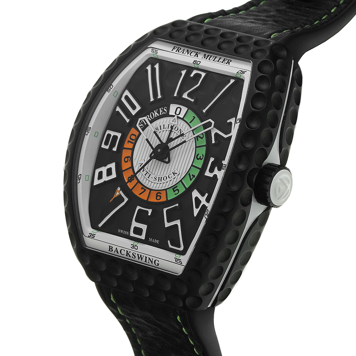 フランクミュラー / FRANCK MULLER ヴァンガード ゴルフ V45CGOLF TTNRBRBC ブラック メンズ 時計  【中古】【wristwatch】
