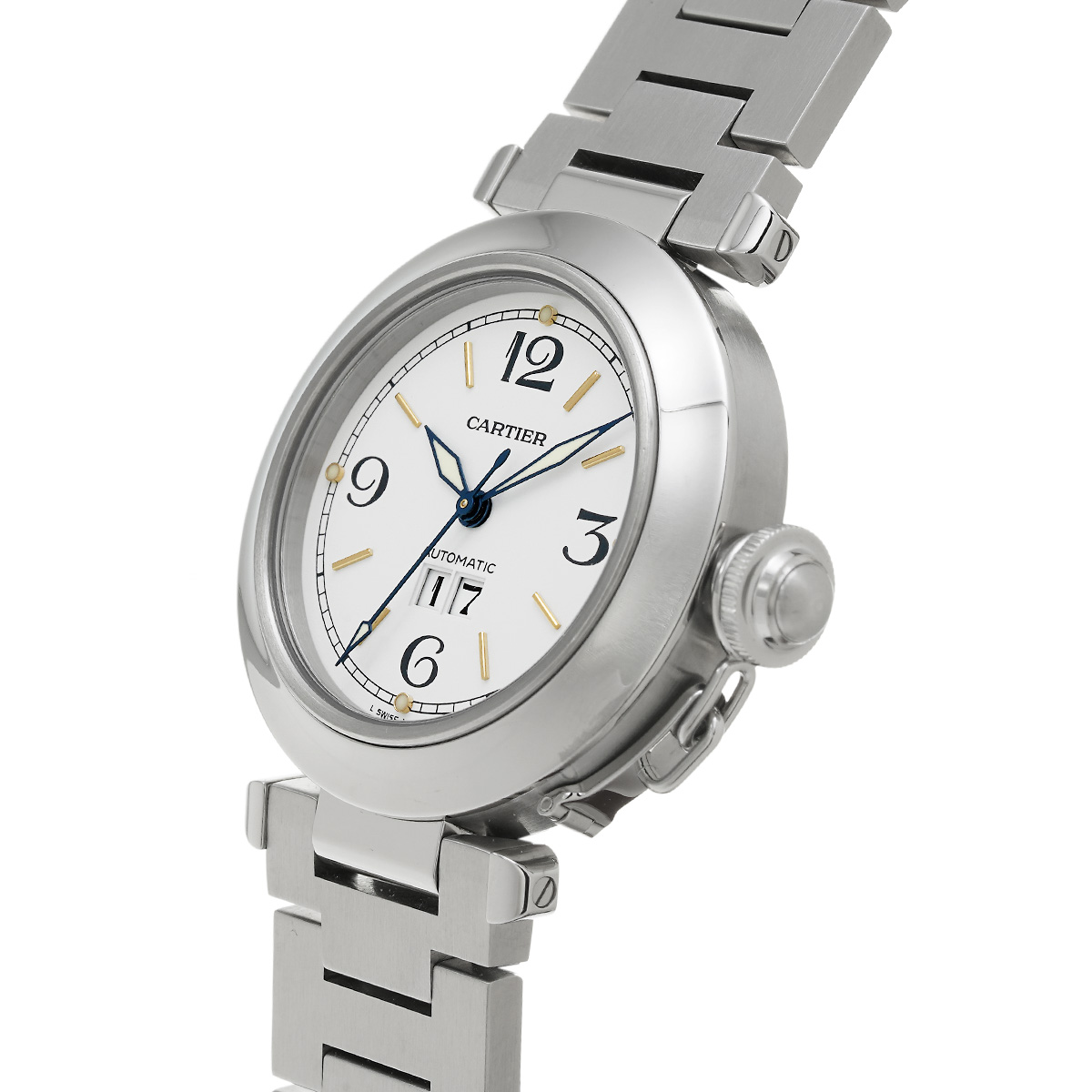 パシャC ビッグデイト Ref.W31044M7 品 メンズ 腕時計