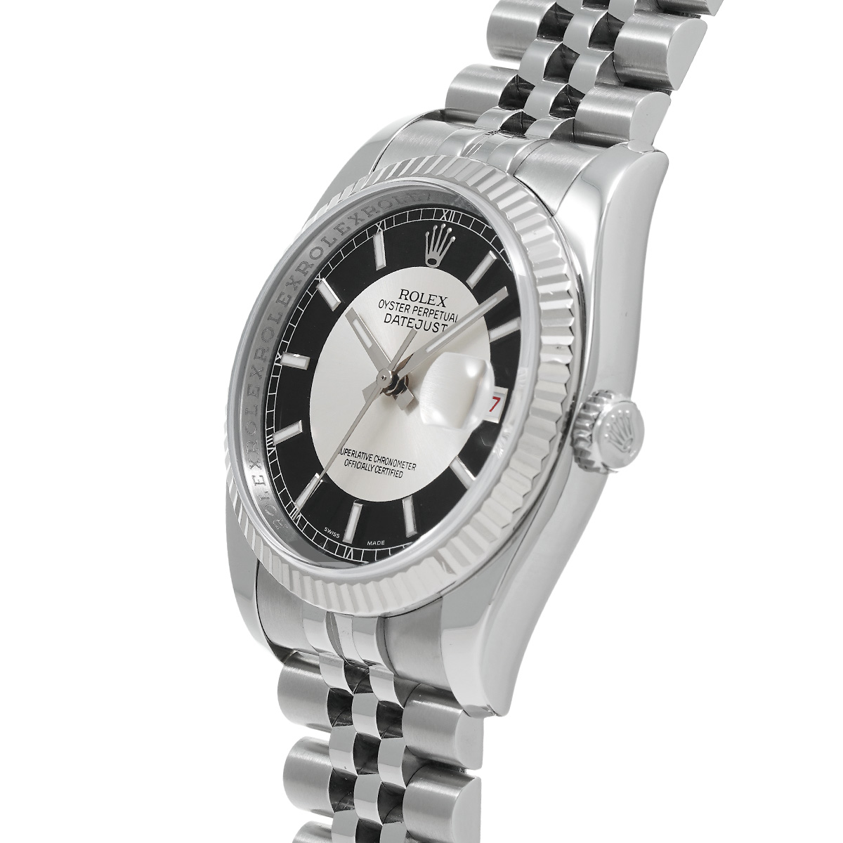 ロレックス ROLEX 116234 Z番(2007年頃製造) ブラック メンズ 腕時計