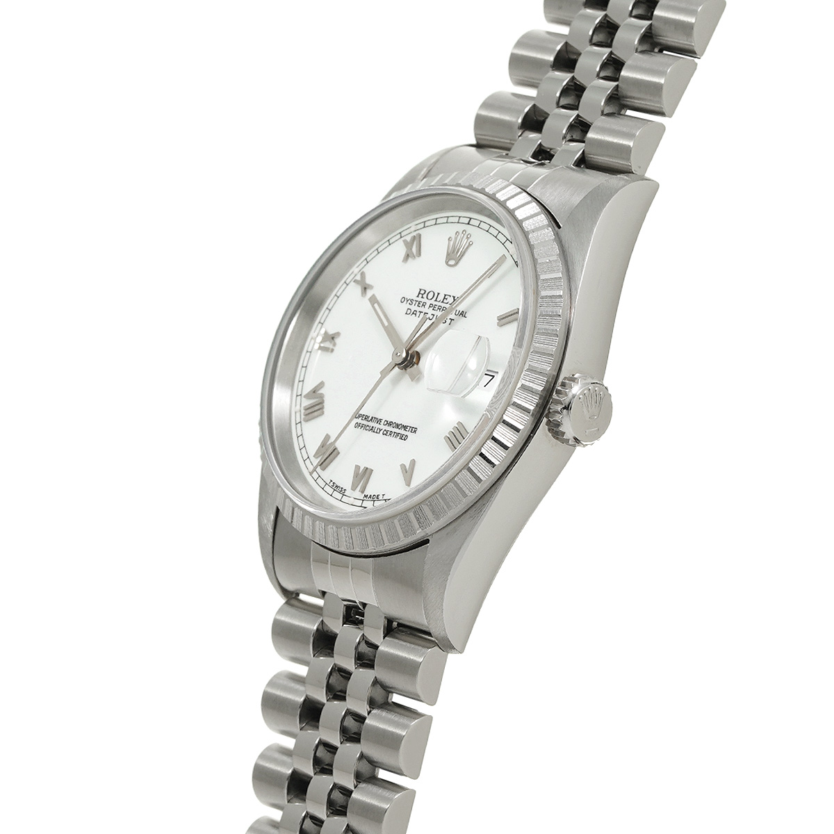 ロレックス ROLEX 16220 T番(1997年頃製造) ホワイト メンズ 腕時計