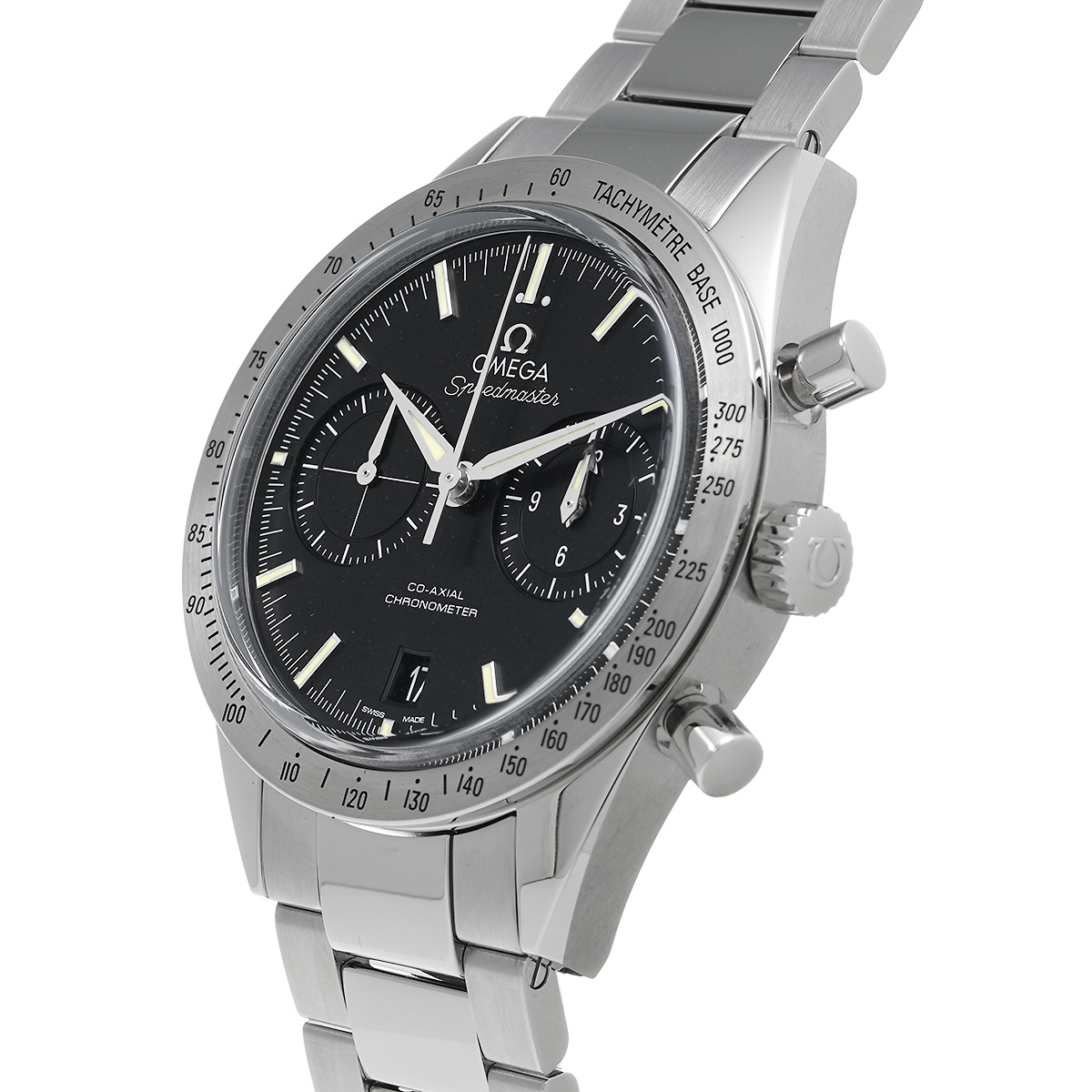 オメガ / OMEGA スピードマスター '57 コーアクシャル 331.10.42.51.01.001 ブラック メンズ 時計  【未使用】【wristwatch】