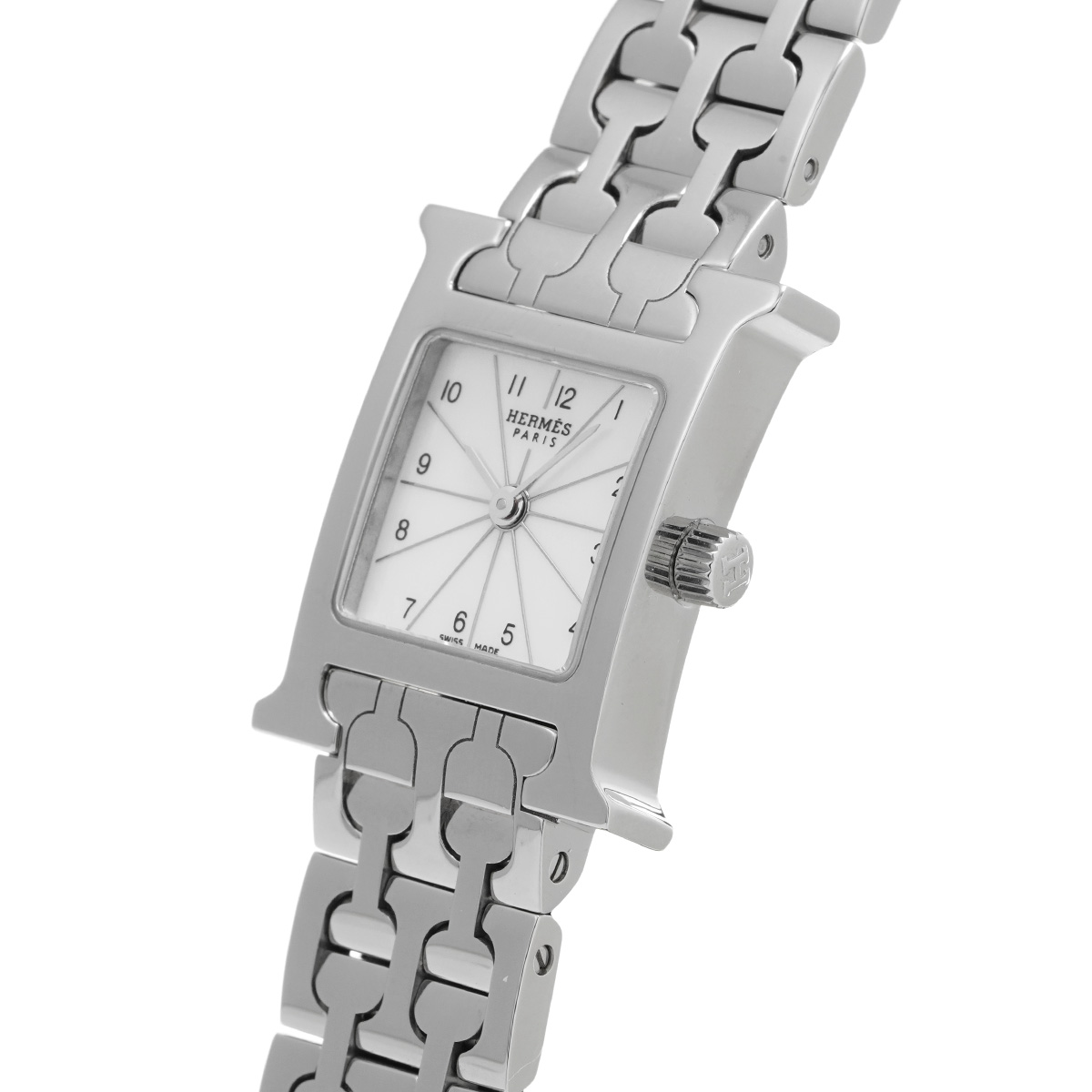 ファッション小物エルメス HERMES HH1.110.212/4835 ホワイトシェル レディース 腕時計