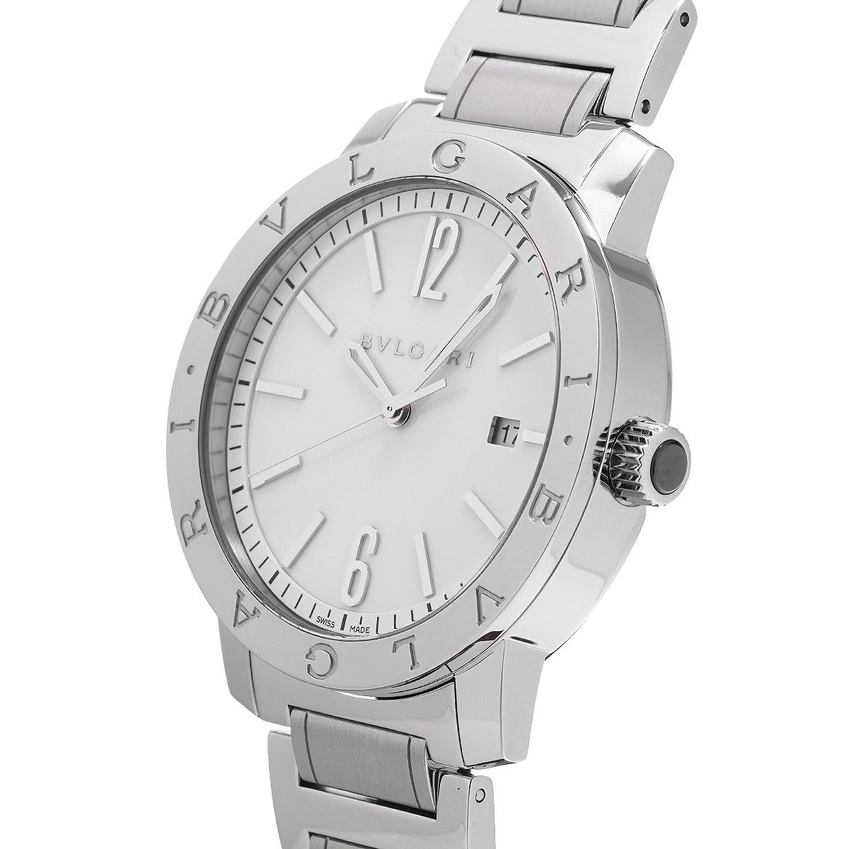 ブルガリ BVLGARI BB41WSSD ホワイト メンズ 腕時計