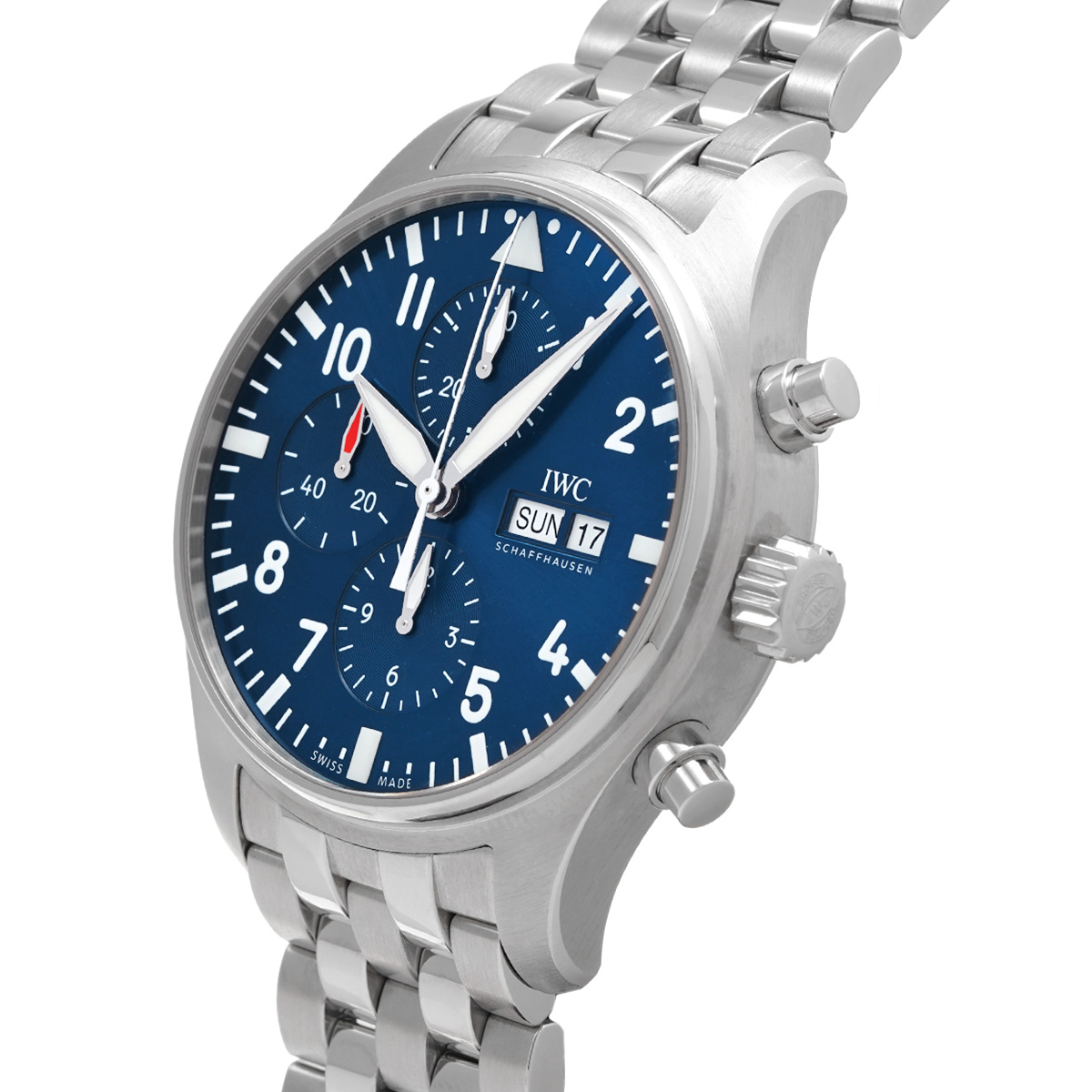 インターナショナルウォッチカンパニー IWC IW377717 ブルー メンズ 腕時計