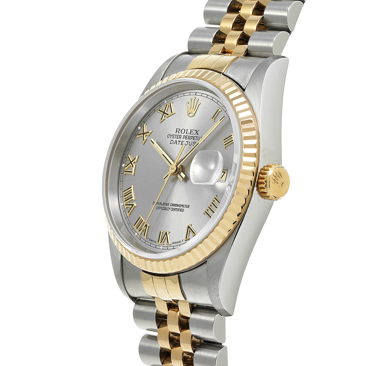 ロレックス ROLEX 16233 T番(1996年頃製造) グレー メンズ 腕時計