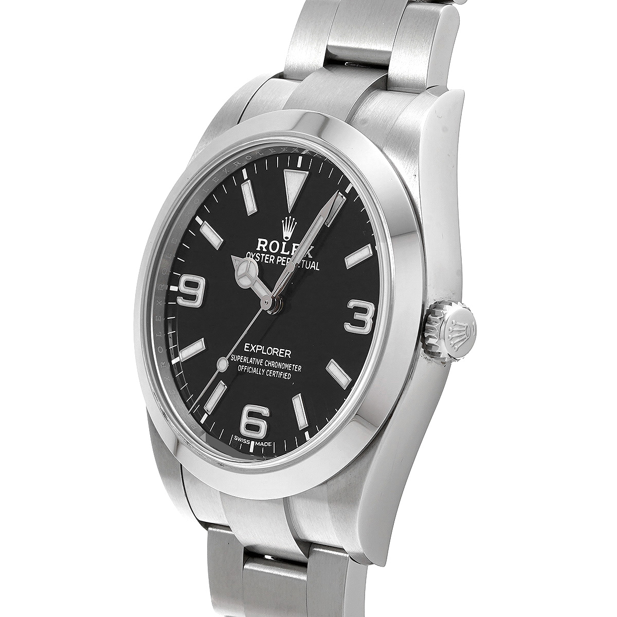 ロレックス エクスプローラー 214270 ブラック メンズ 時計 【中古】【wristwatch】