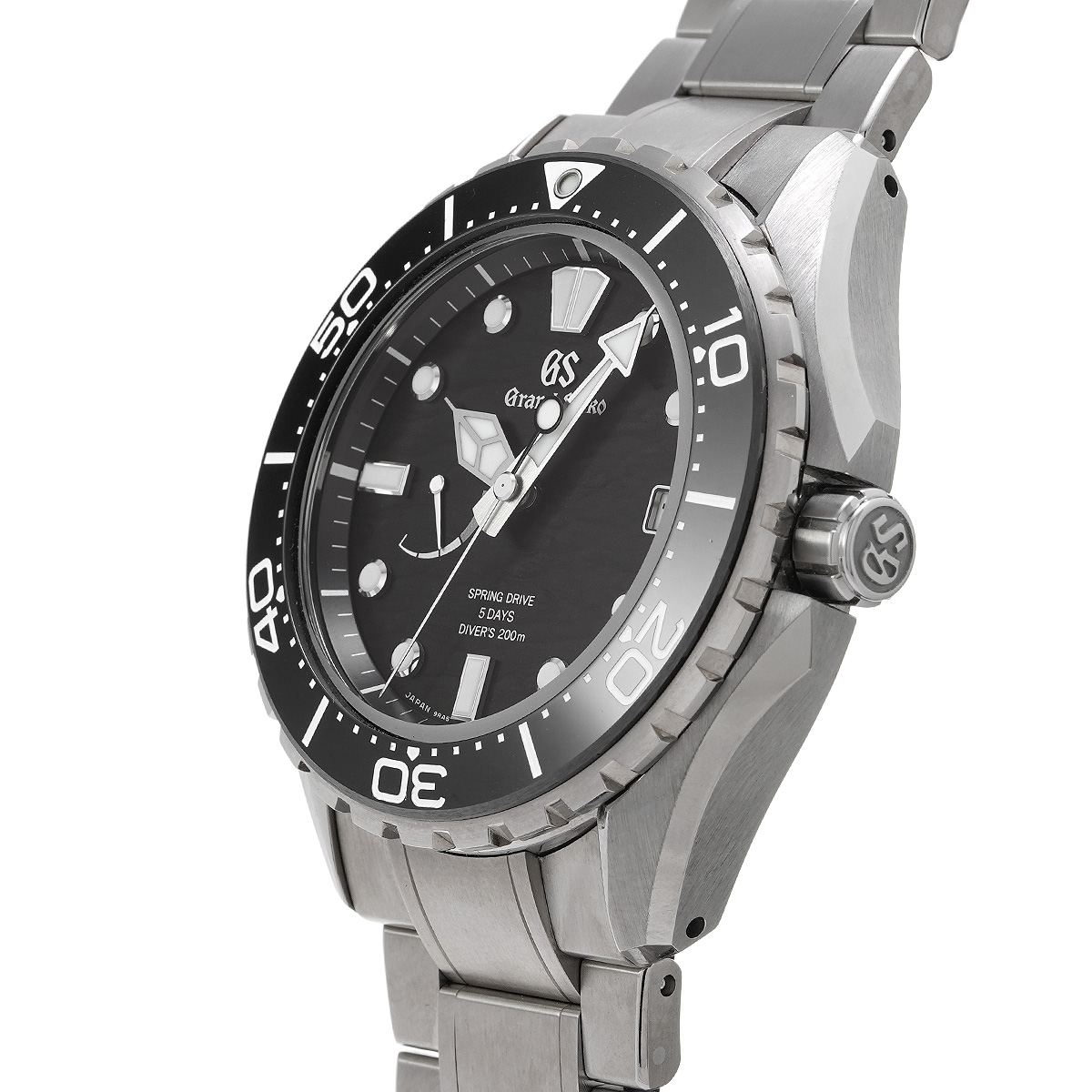 グランドセイコー Grand Seiko SLGA015 ブラック メンズ 腕時計