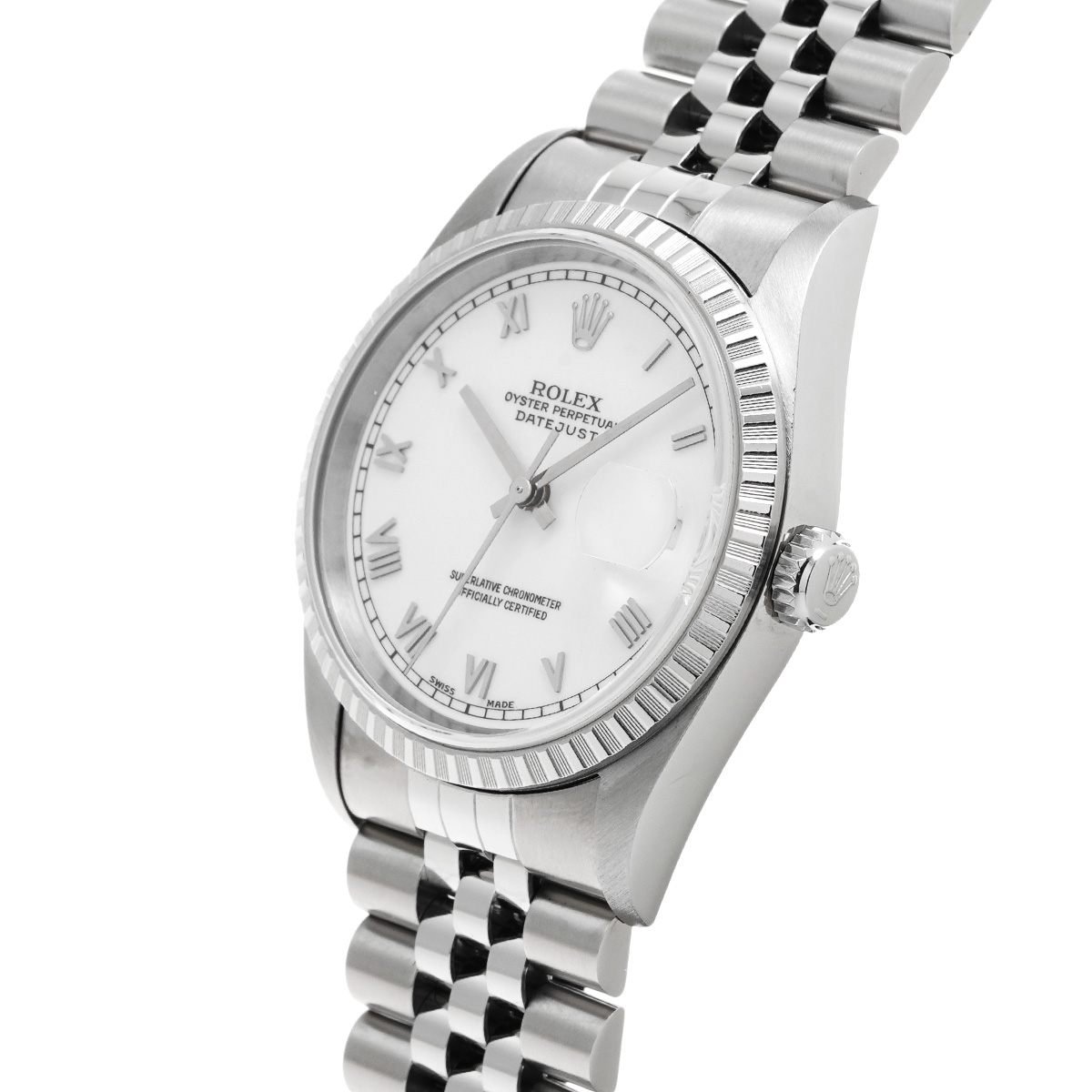 ロレックス ROLEX 16220 T番(1996年頃製造) ホワイト メンズ 腕時計