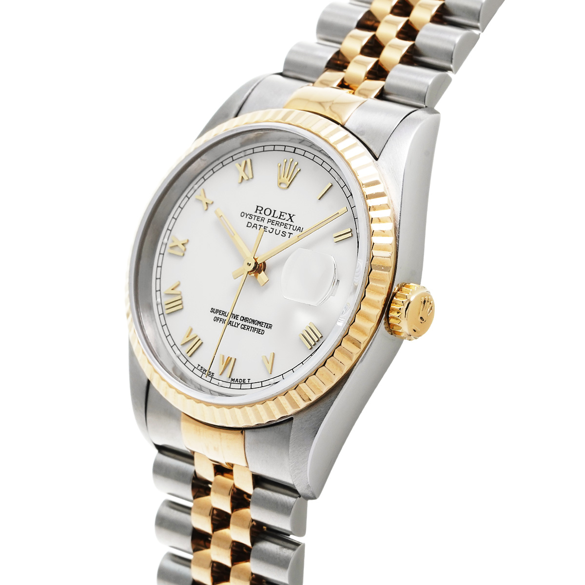 ロレックス ROLEX 16233 W番(1995年頃製造) ホワイト メンズ 腕時計