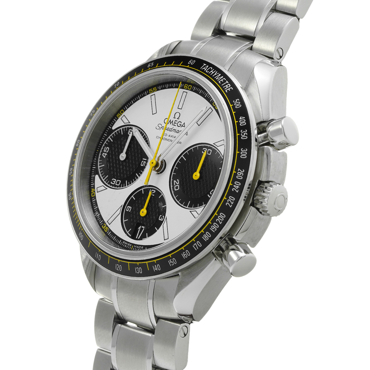 オメガ OMEGA 326.30.40.50.04.001 ホワイト /ブラック メンズ 腕時計