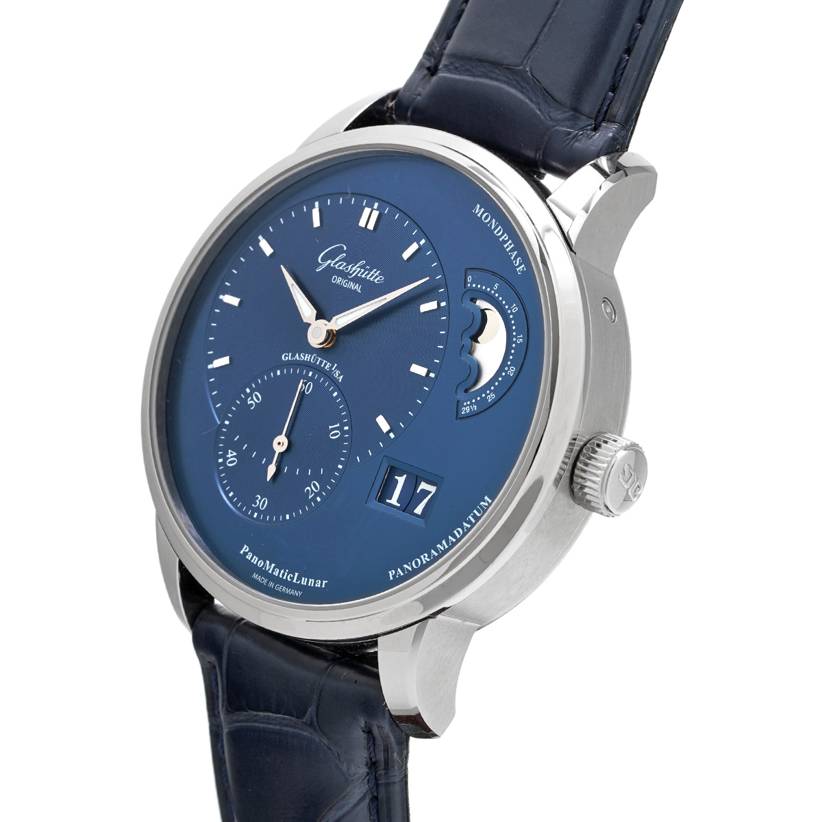 グラスヒュッテ オリジナル GLASHUTTE ORIGINAL 1-90-02-46-32-61 ガルバニックブルー メンズ 腕時計
