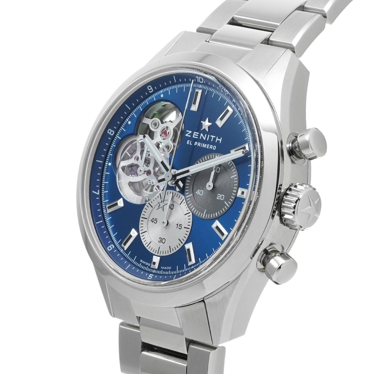ゼニス ZENITH 03.3300.3604/51.M3300 ブルー メンズ 腕時計