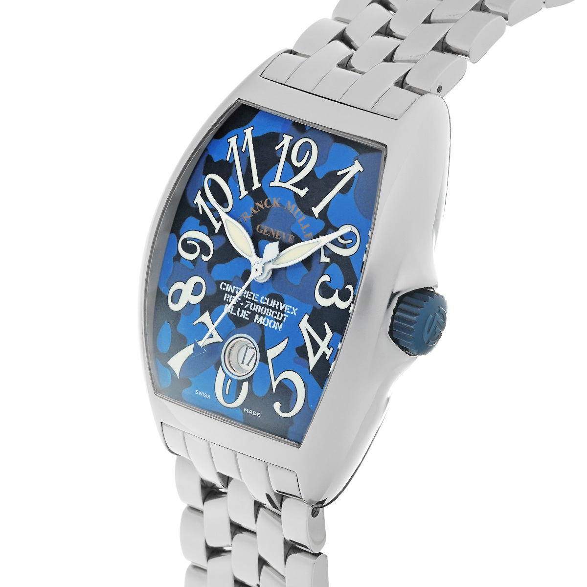 フランクミュラー FRANCK MULLER 7080SCDTBLUEMOON ブルー メンズ 腕時計