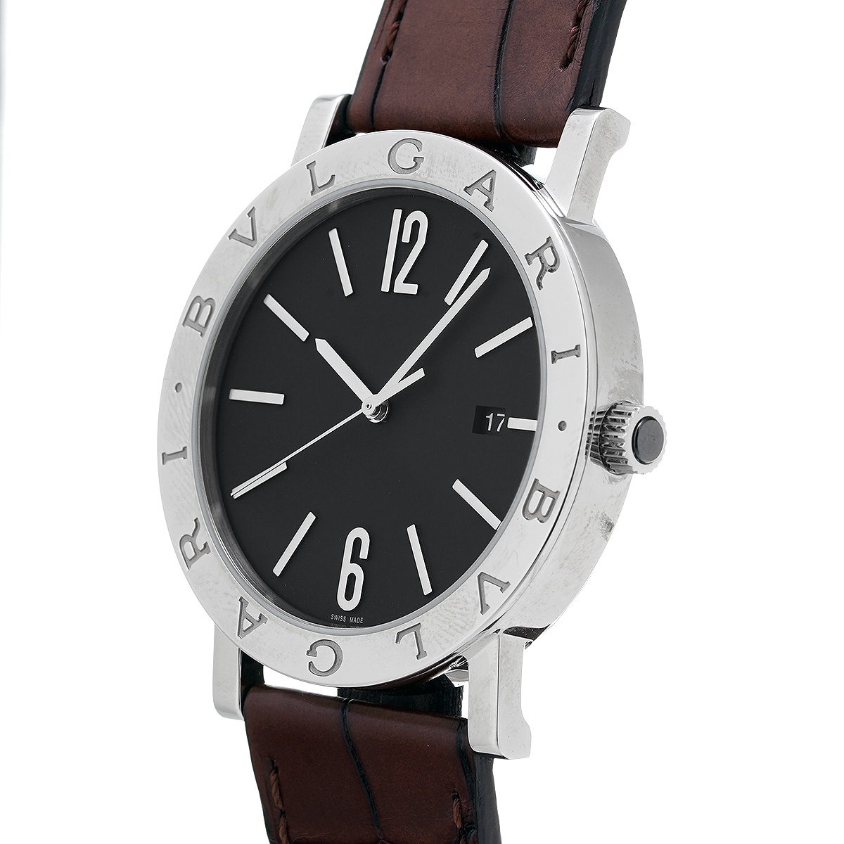 ブルガリ / BVLGARI ブルガリブルガリ ソロテンポ BB41S ブラック メンズ 時計 【中古】【wristwatch】
