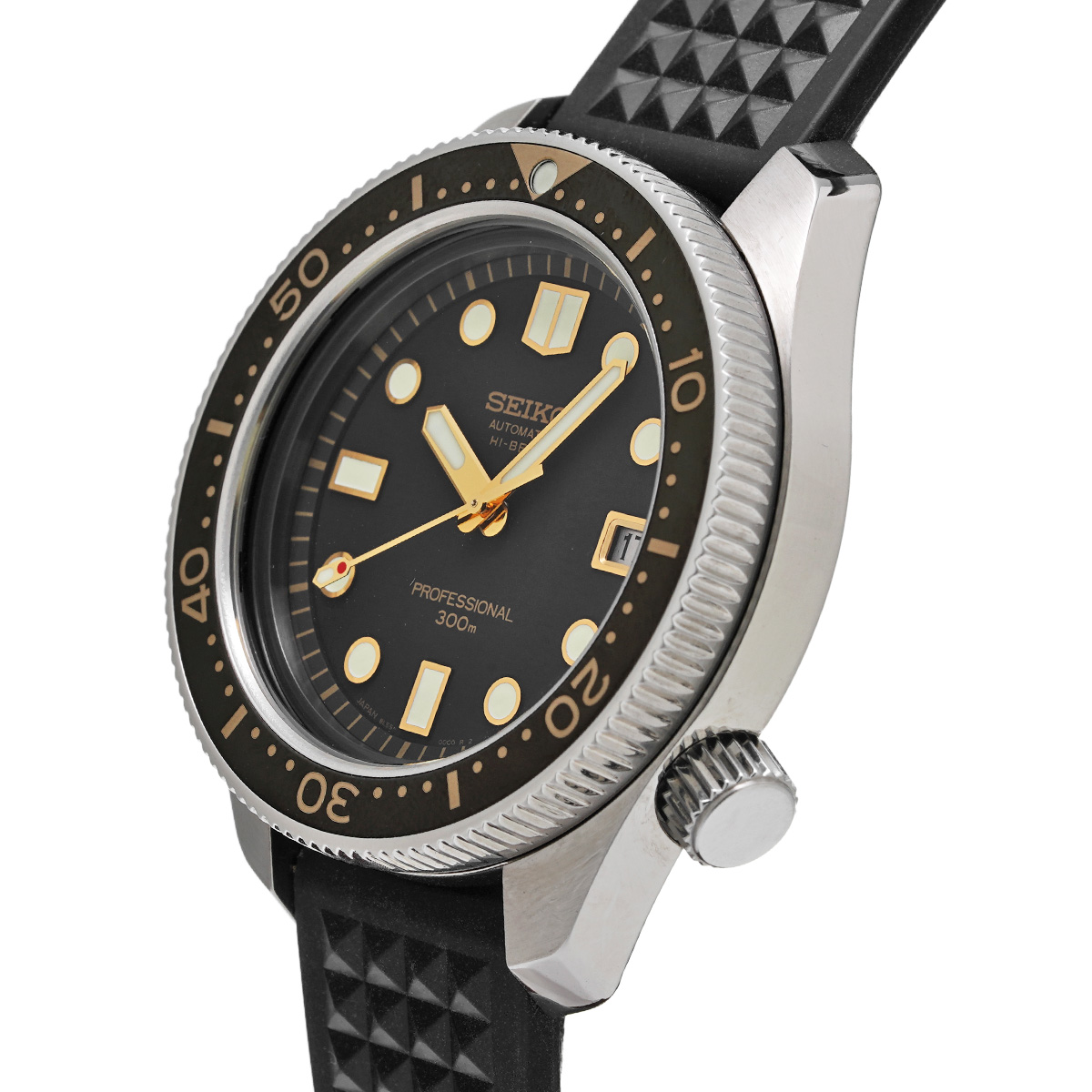 セイコー プロスペックス 1968メカニカルダイバーズ 復刻デザイン SBEX007 ブラック メンズ 時計 【中古】【wristwatch】