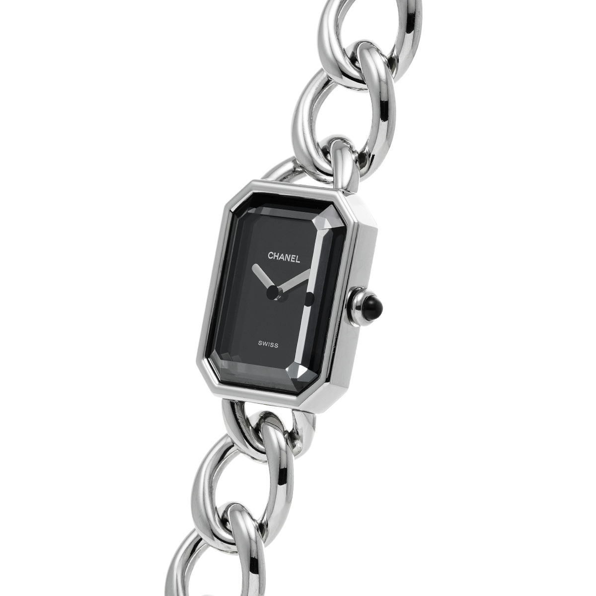 シャネル プルミエール M H0452 ブラック レディース 時計 【中古】【wristwatch】