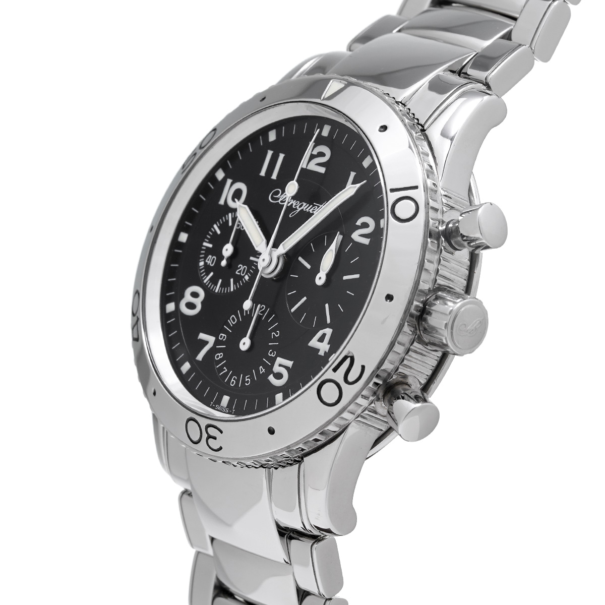 ブレゲ アエロナバル タイプXX 3800ST/92/9W6 ブラック メンズ 時計 【中古】【wristwatch】