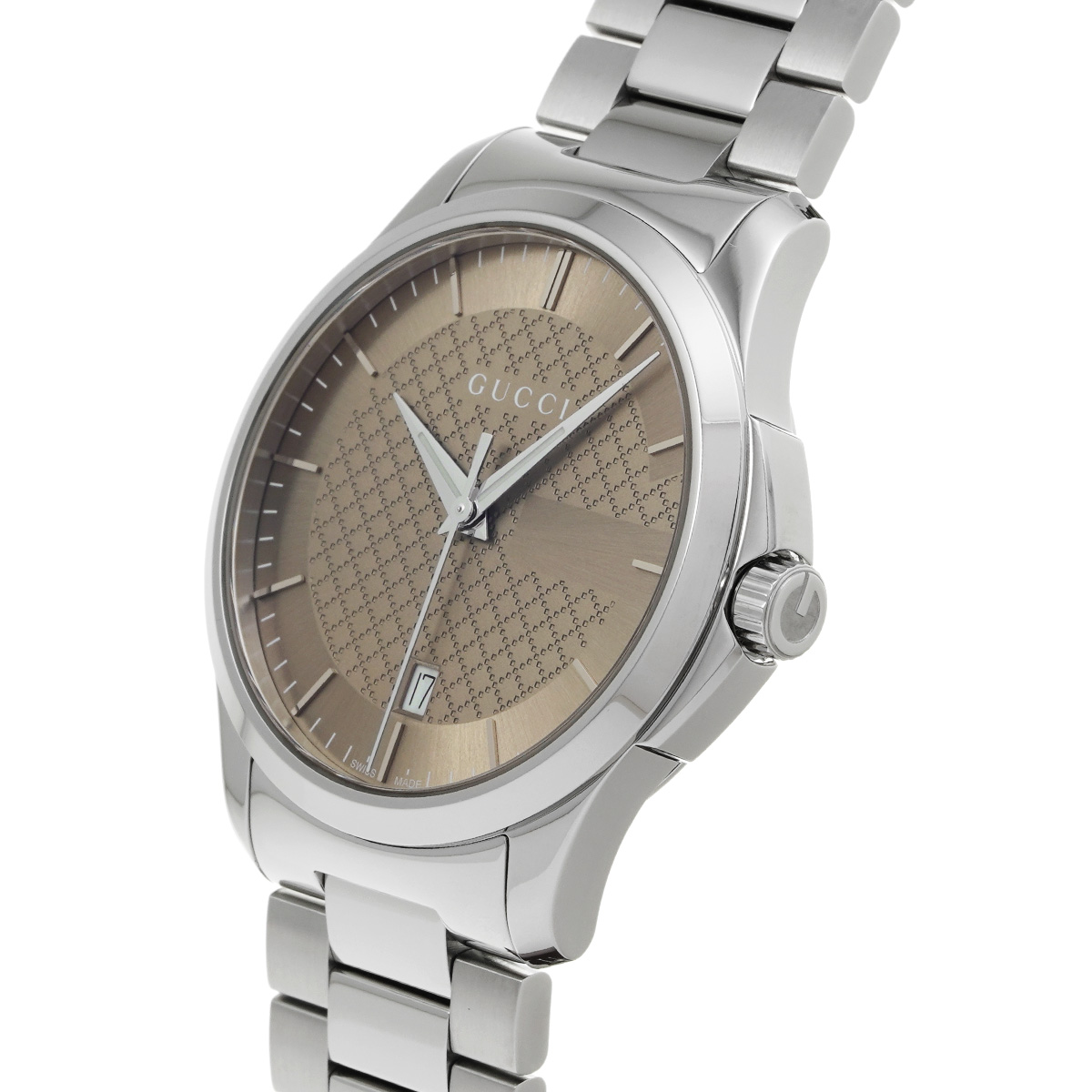 グッチ Gタイムレス 126.4 シルバー レディース 時計 【中古