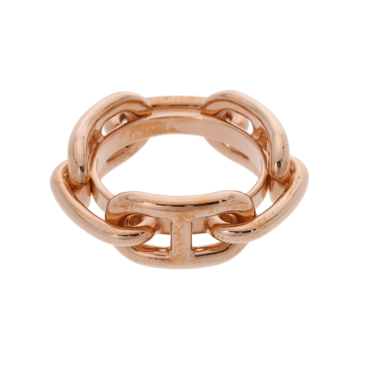 エルメス スカーフリング ルガテ ゴールド/ローズゴールド金具