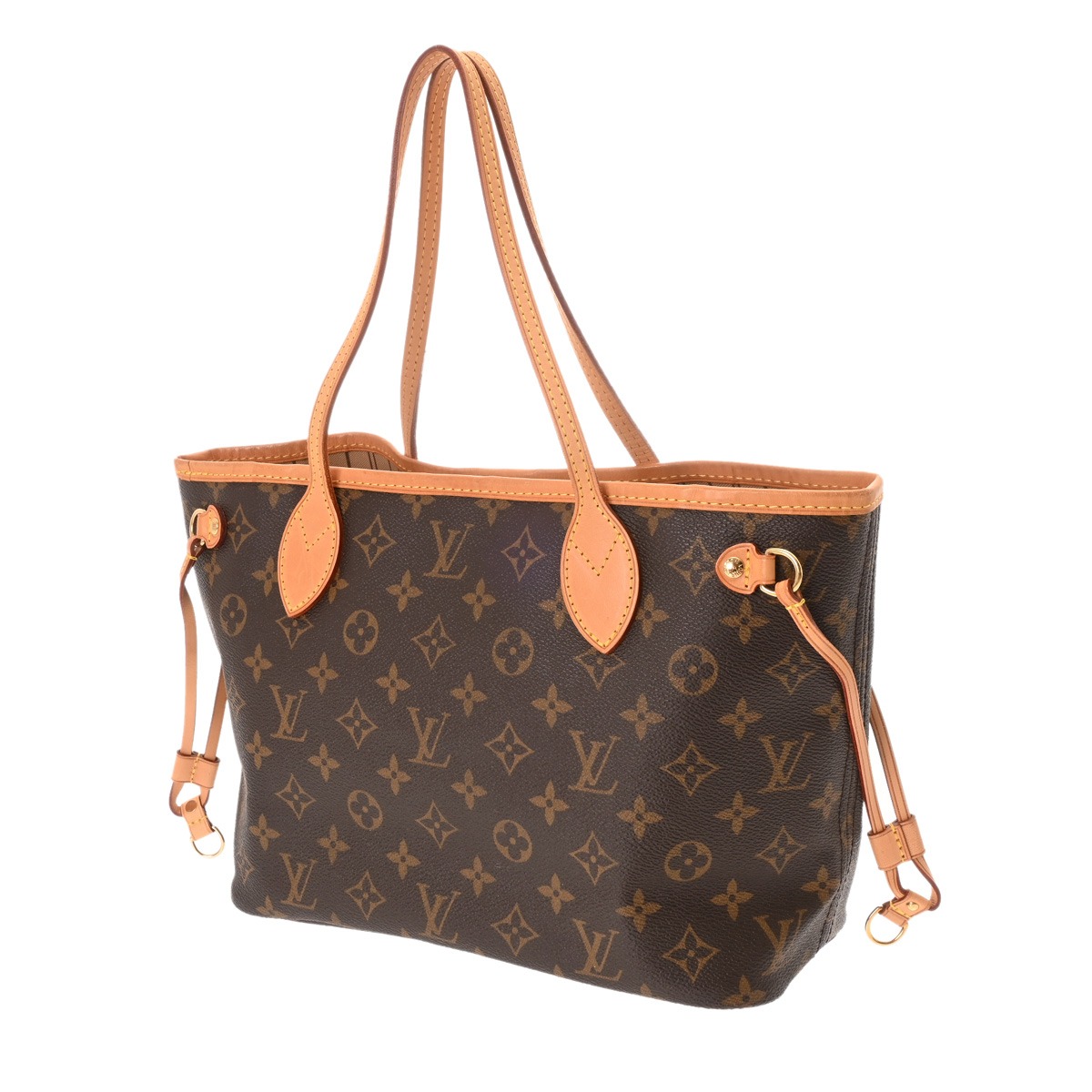 ザネラートブラウンのレザー ビジネスバッグ ルイヴィトンバッグ ルイ ヴィトン モノグラム ネヴァーフル PM ブラウン/ベージュ