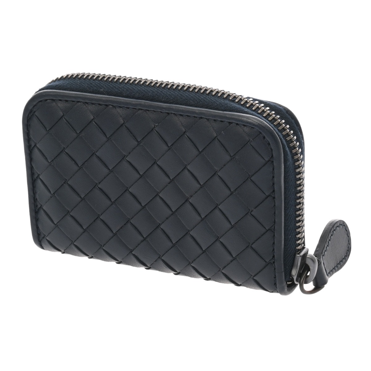 ボッテガ ヴェネタ イントレチャート ネイビー レザー ユニセックス