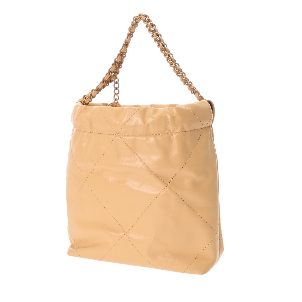 シャネル ミニ ハンドバッグ CHANEL22 ベージュ AS3980