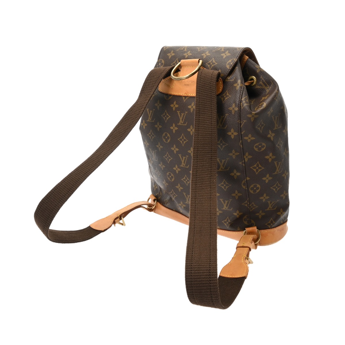 ルイ ヴィトン モノグラム モンスリ GM ブラウン M51135 モノグラム
