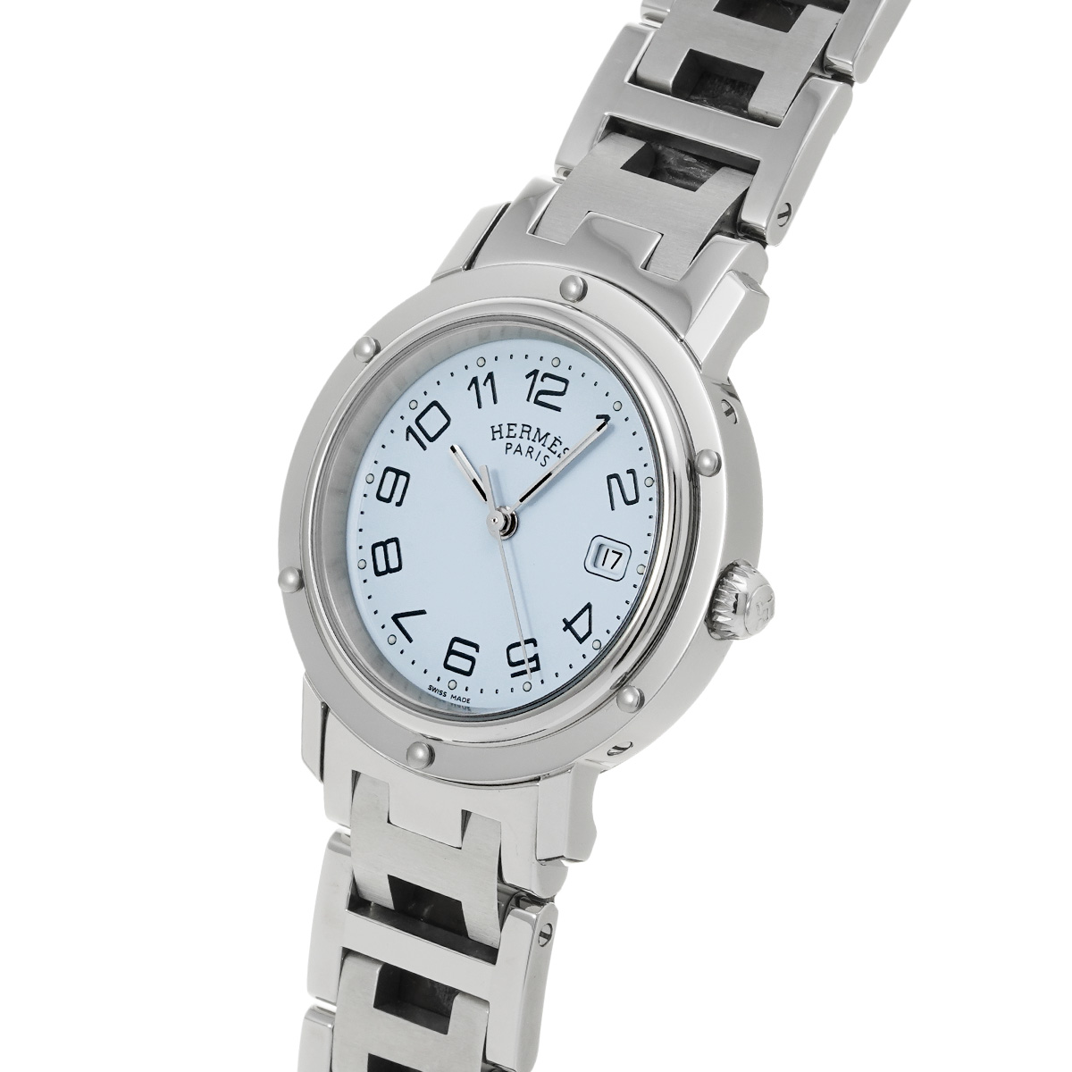 エルメス クリッパーナクレ CL6.410.214/3831 ライトブルー ユニ