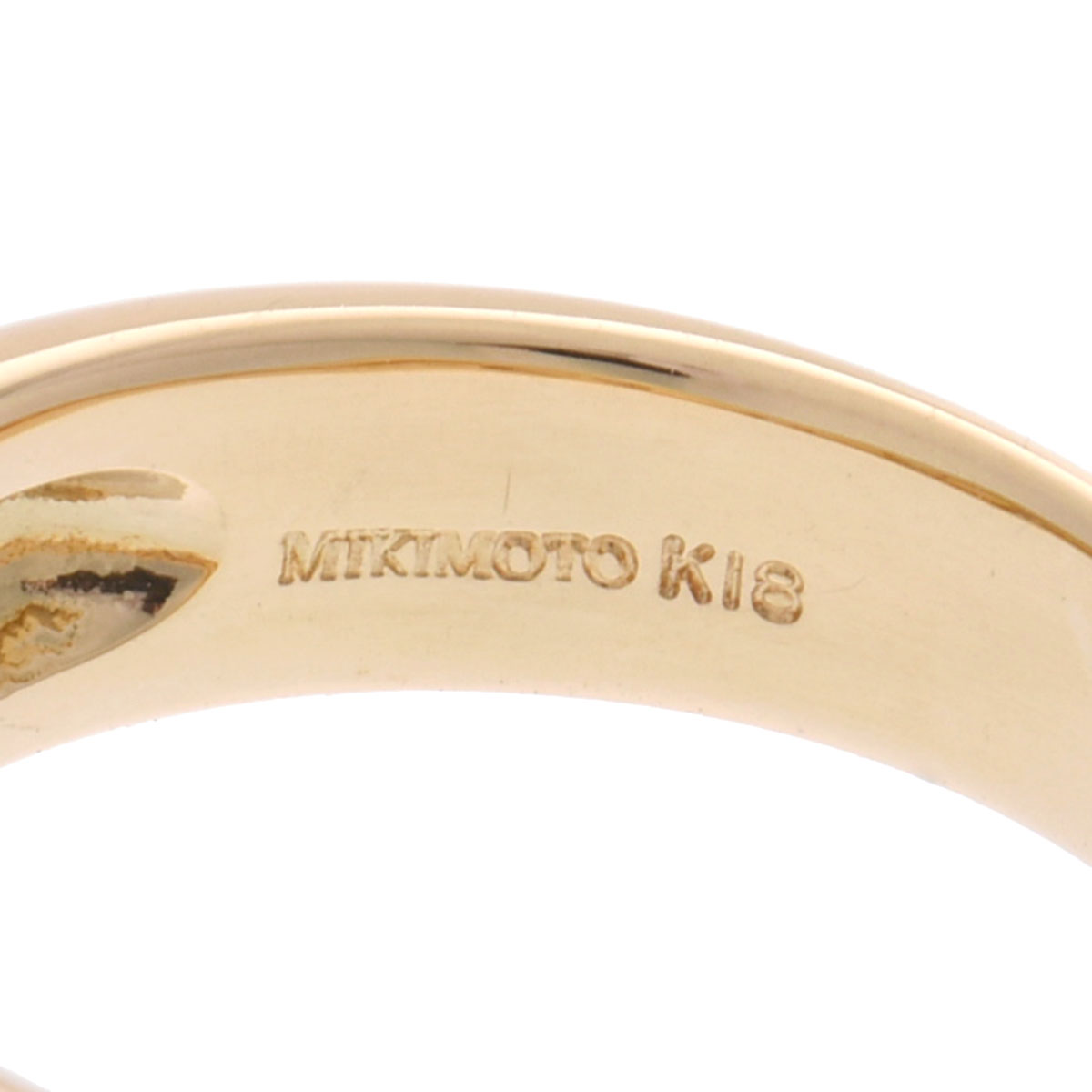 ミキモト ダイヤデザインリング ゴールド K18イエローゴールド