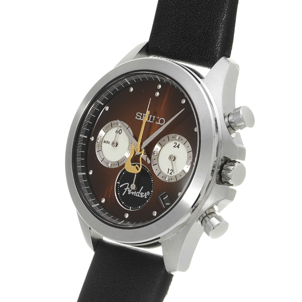 セイコー フェンダー ストラトキャスター 70周年記念 クロノ