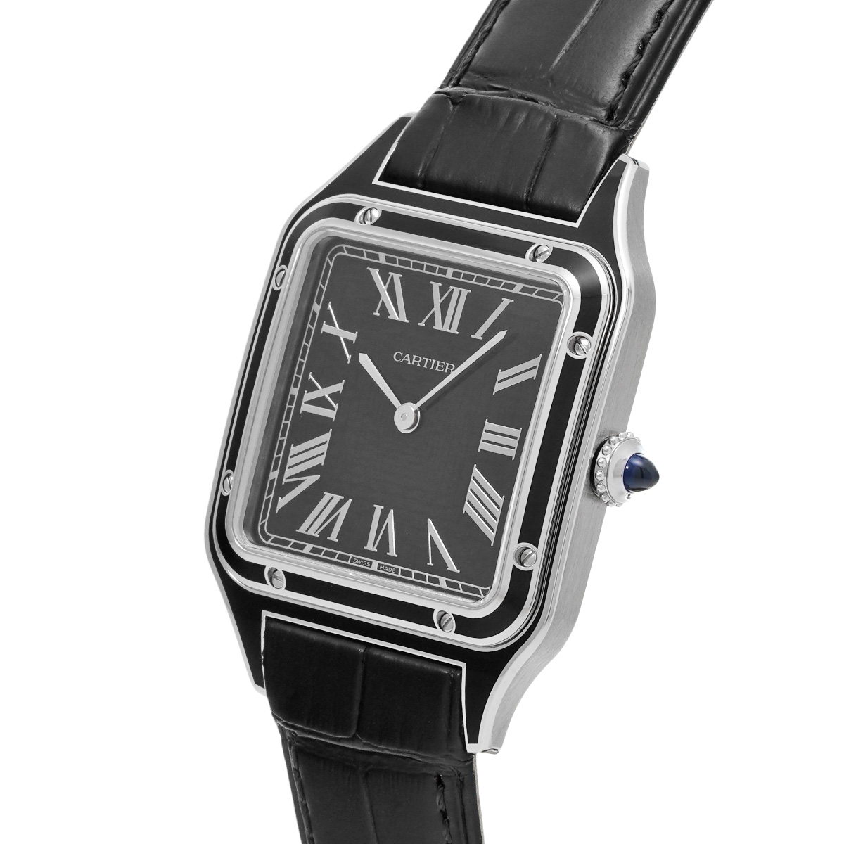 カルティエ サントス デュモン LM WSSA0046 ブラック メンズ 時計
