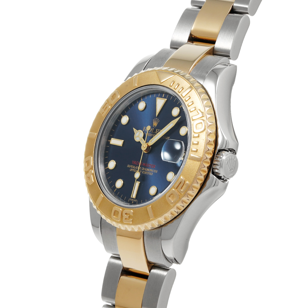 ロレックス ヨットマスター ボーイズ 68623 ブルー ユニセックス 時計