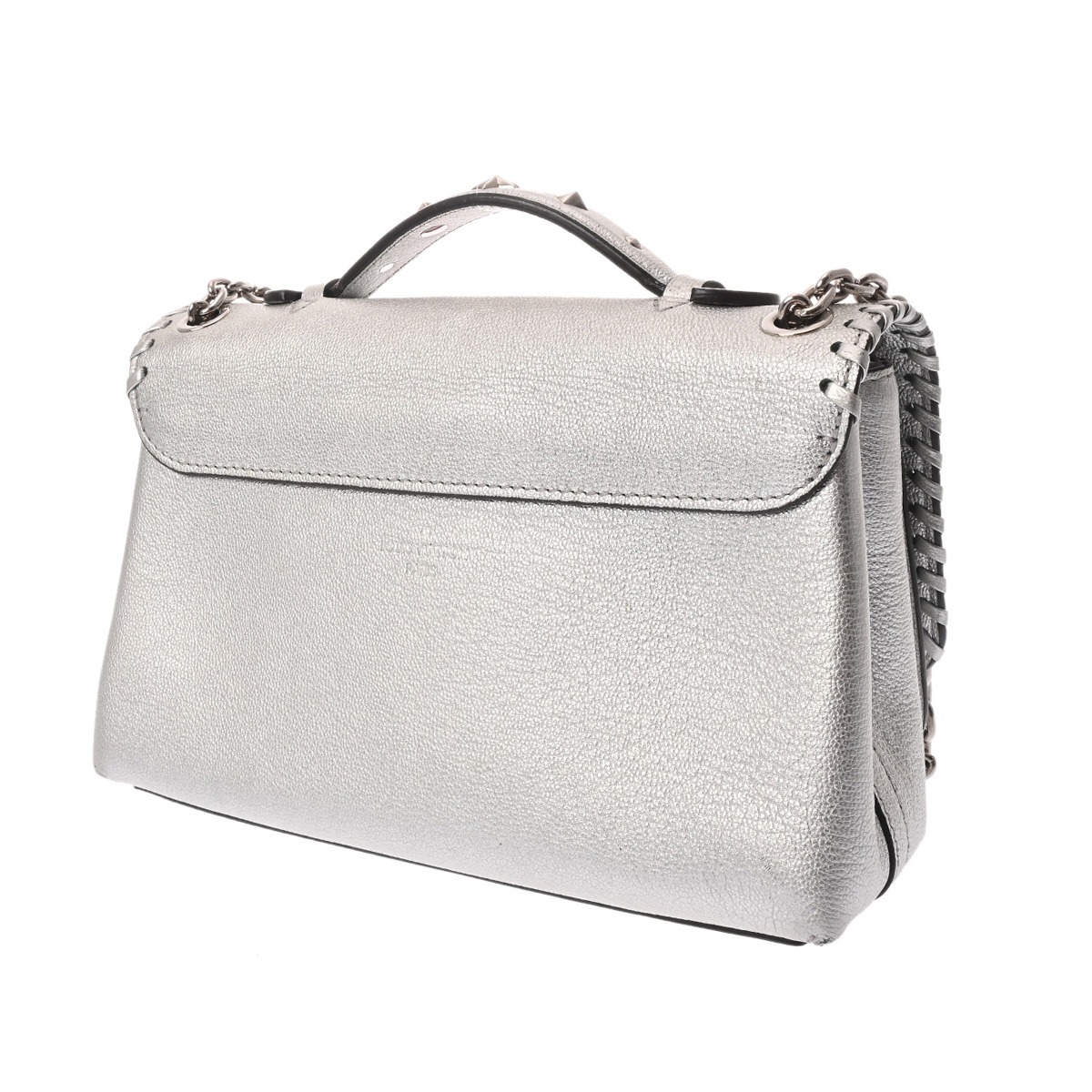 LOUIS VUITTON ルイヴィトン M43201 ヴェリーチェーン ショルダーバッグ カーフ レディース [中古] ルイ ヴィトン ヴェリー チェーンバッグ シルバー M43201 カーフ