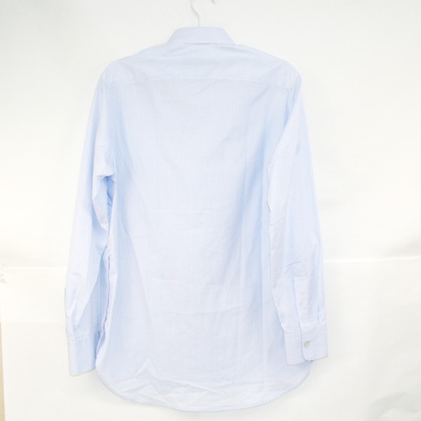 Yシャツ　ストライプ　コットン100%　ブルー×ホワイト　表記サイズ:S Yシャツ ブルー/ホワイト コットン LOUIS VUITTON  ルイ・ヴィトン レディース 【中古】