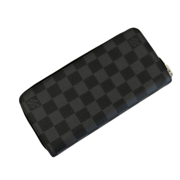 ルイ ヴィトン / LOUIS VUITTON ダミエ・グラフィット ジッピーウォレット・ヴェルティカル　ダミエ・グラフィット　N63095　　 ラウンドファスナー長 ジッピーウォレット・ヴェルティカル グラフィット/シルバー金具 N63095 ダミエグラフィットキャンバス/レ