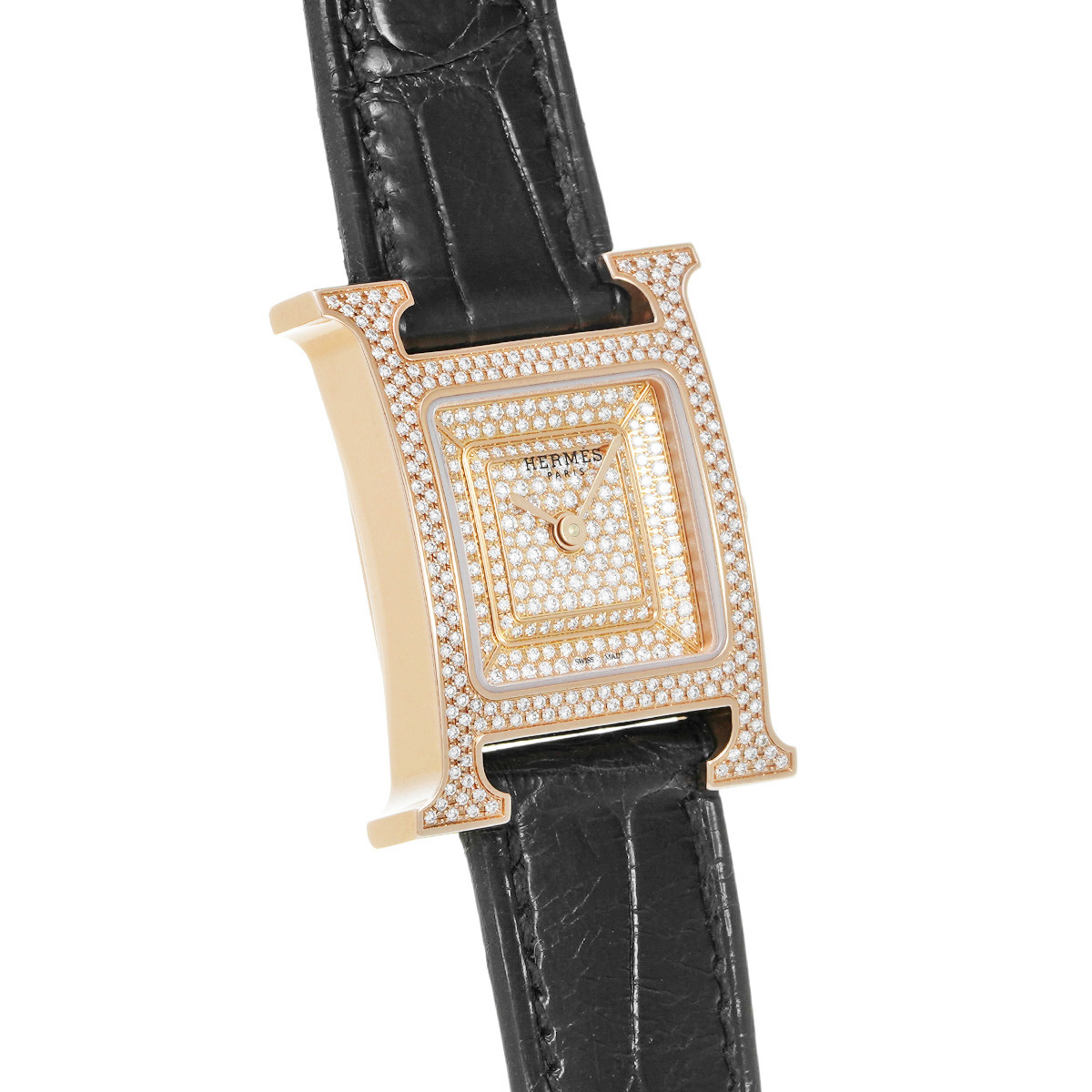 エルメス Hウォッチ 文字盤ダイヤ HH4.273 ダイヤモンド