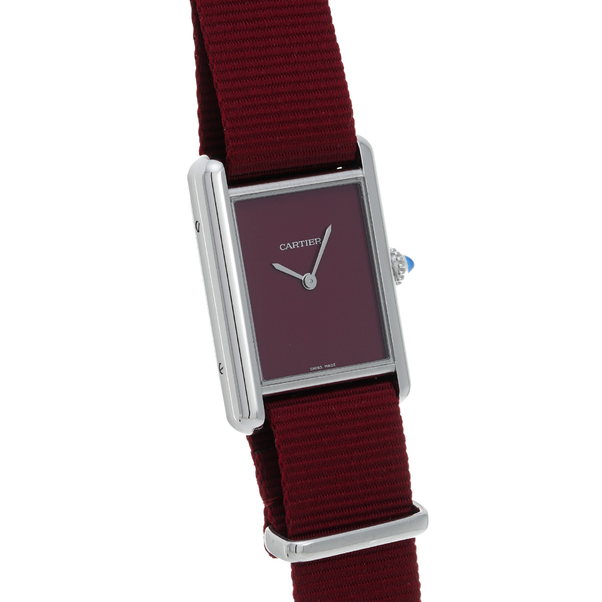 カルティエ タンクマスト LM WSTA0054 バーガンディ レディース