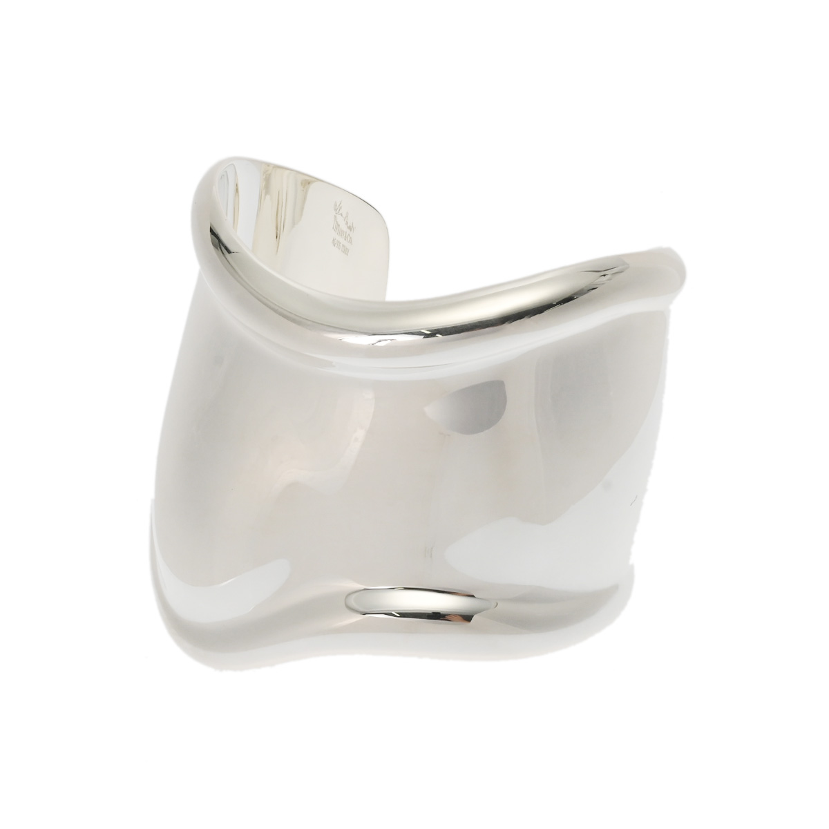 ティファニー ボーンカフ左バングル スターリンシルバー(AG925)ブレスレット ティファニー ボーンカフ ミディアム バングル 右腕用