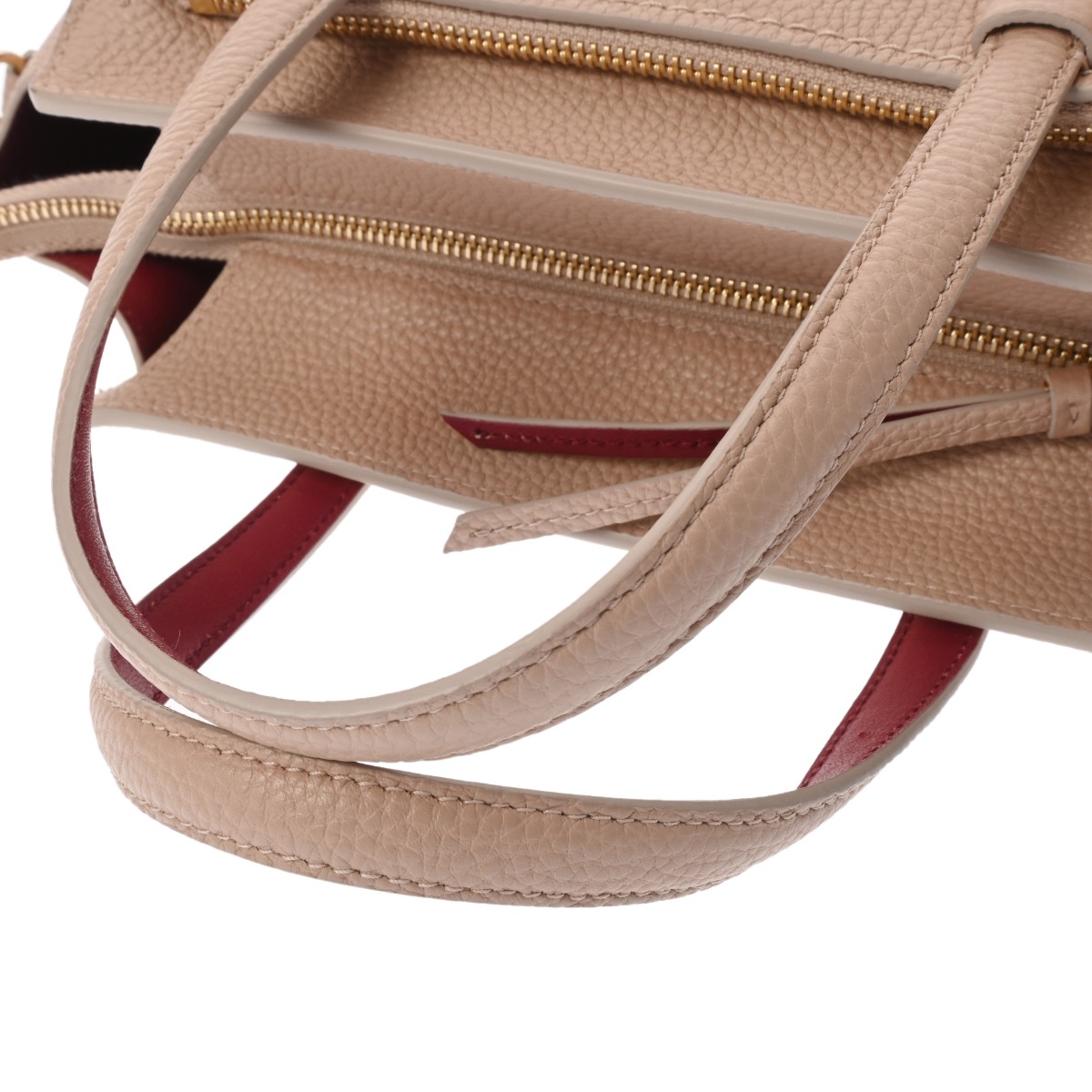 Salvatore Ferragamo エイミー ピンクベージュ バッグ Salvatore Ferragamo(サルヴァトーレ・フェラガモ) ガンチーニ