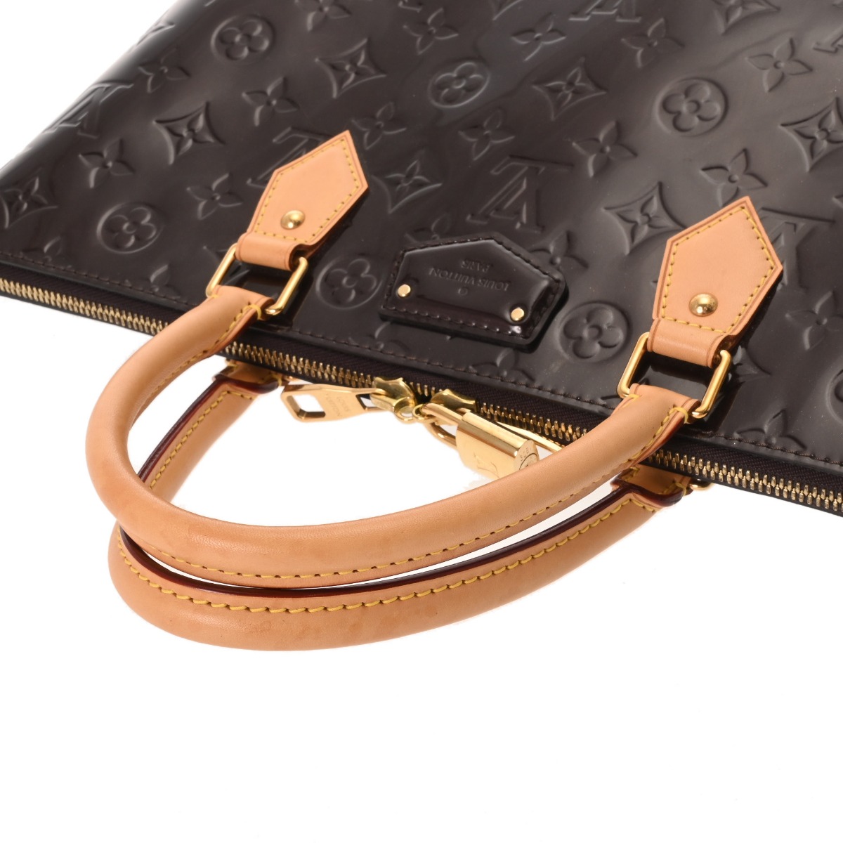 ルイヴィトン モノグラムヴェルニ モンテベロ MM アマラント