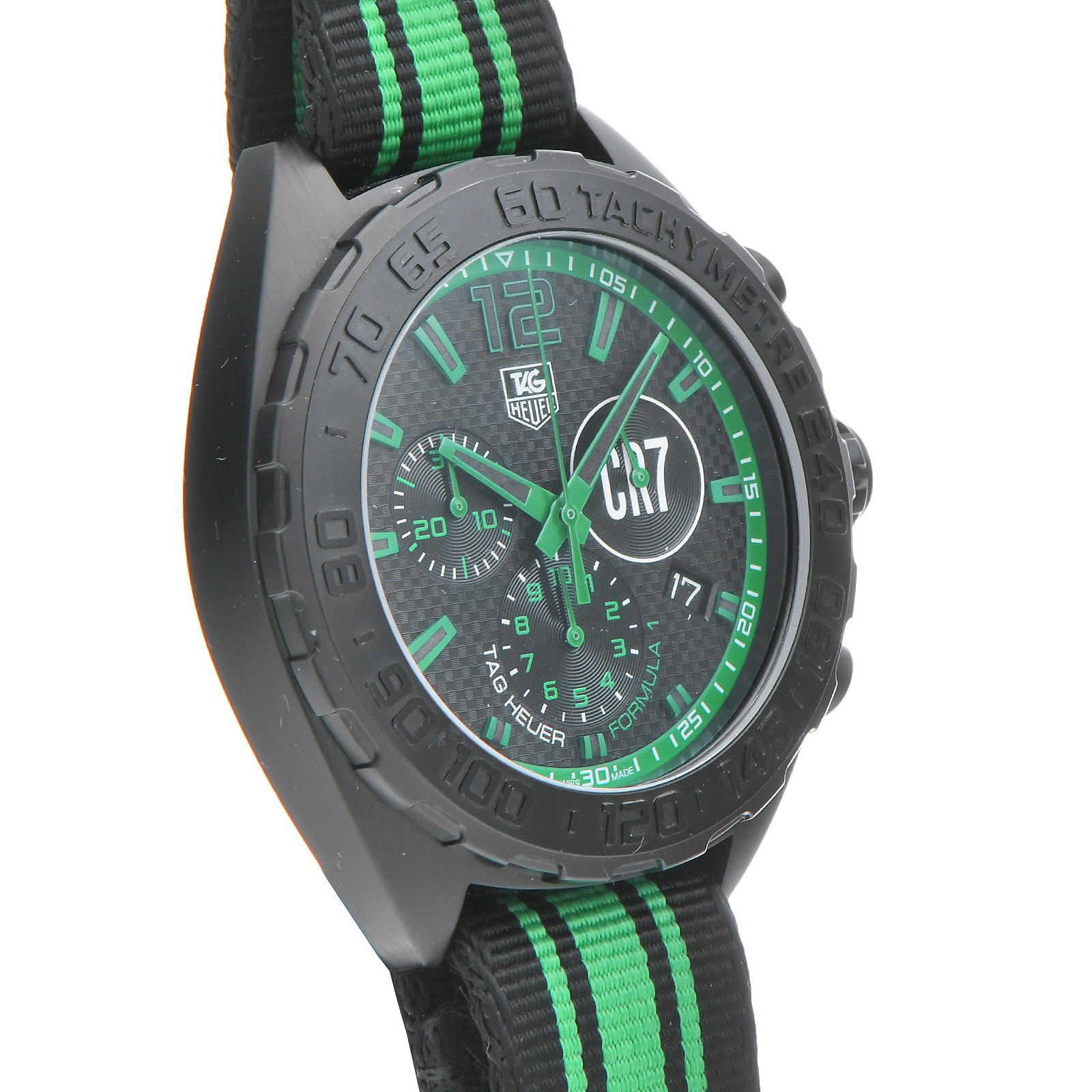 TAG Heuer タグホイヤー メンズ腕時計 フォーミュラ1 クリスティアーノロナウド限定モデル CAZ1113.FC8189 ブラック文字盤 クォーツ