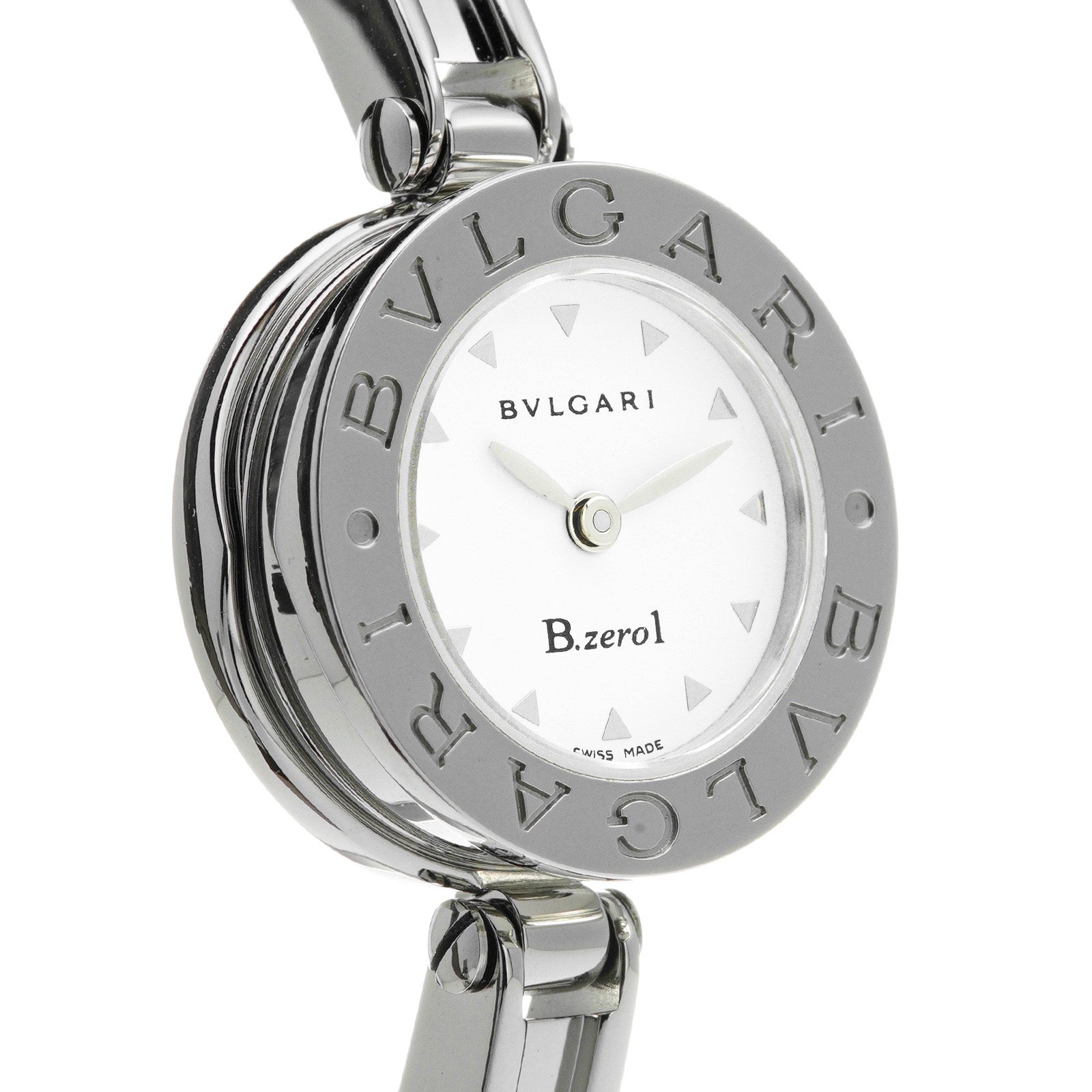 ブルガリ / BVLGARI ビーゼロワン / B-ZERO1 BZ22WSS.M ホワイト レディース 時計 【中古】【wristwatch】