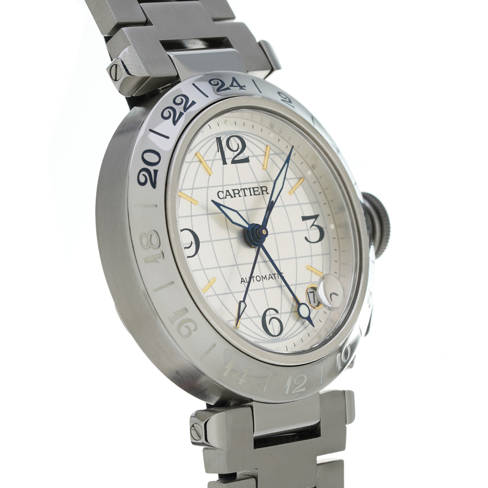 パシャC メリディアン GMT W31029M7 シルバー カルティエ CARTIER ユニセックス 【中古】: 時計|  WATCHNIAN公式オンラインショップ（旧一風騎士公式オンラインショップ）