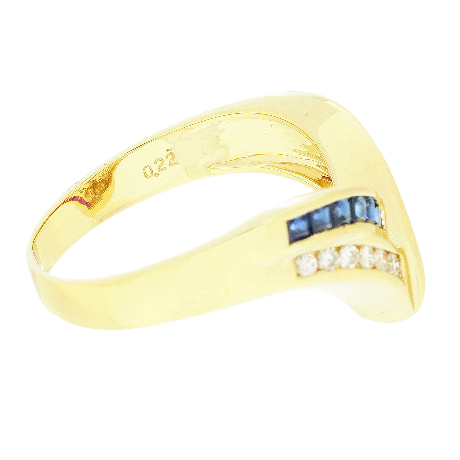 Ladies Ring K18 Yellow Gold