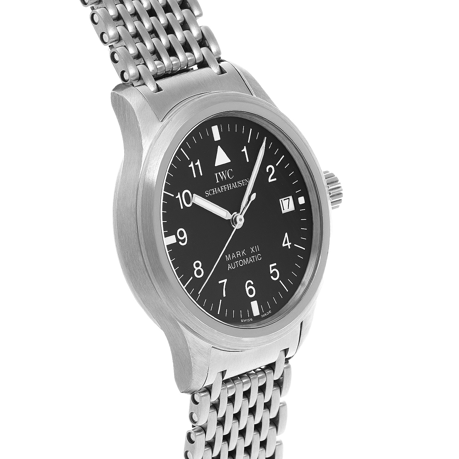 IWC SCHAFFHAUSEN IW324102 パイロットウォッチ マークXII デイト 自動 ...