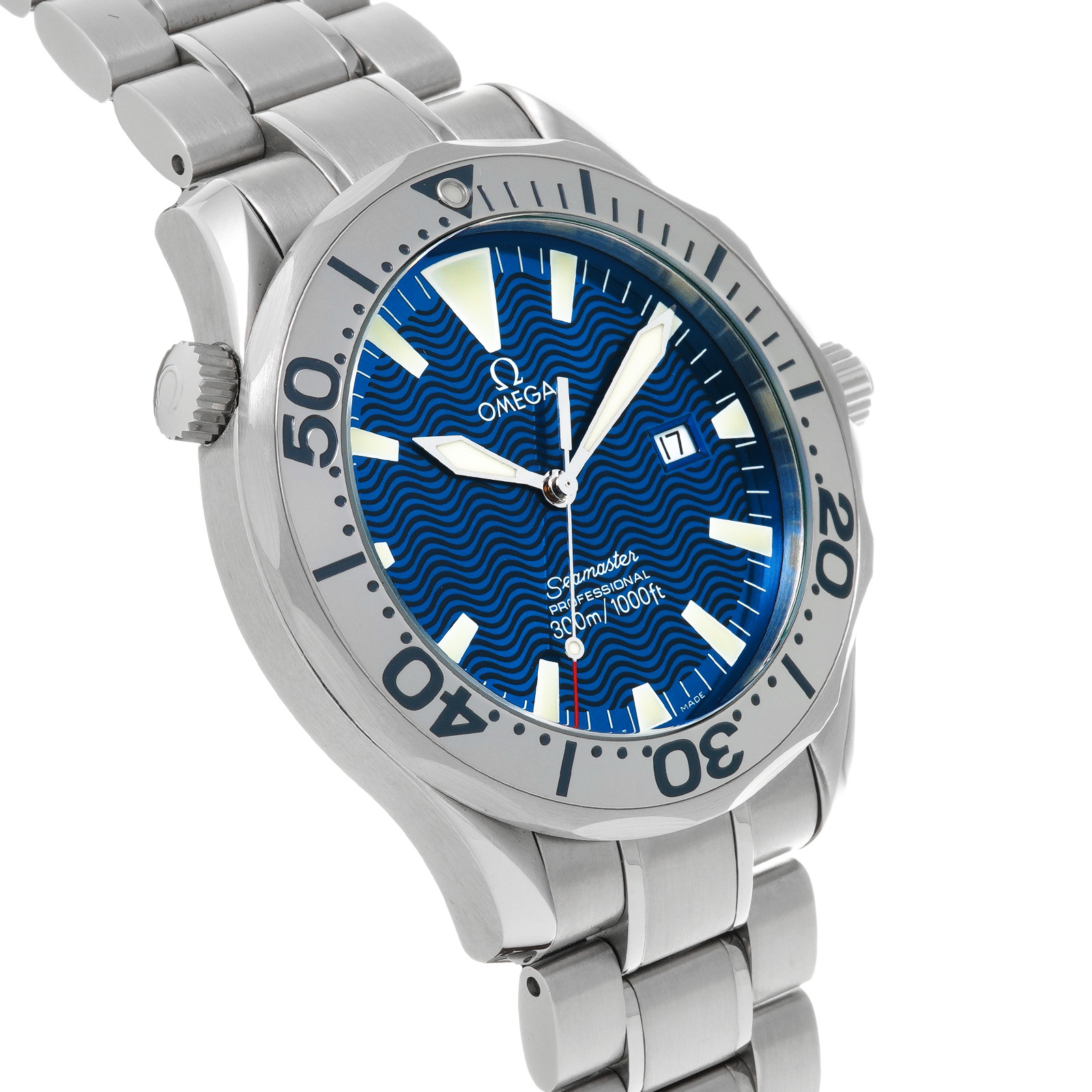 オメガ OMEGA 2265.80 ブルー メンズ 腕時計